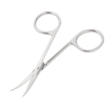 Maxbell Cuticle Scissors Portable Durable Curved for Nail Care Facial Hair Eyebrows