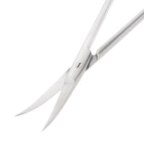 Maxbell Cuticle Scissors Portable Durable Curved for Nail Care Facial Hair Eyebrows