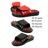 Maxbell Acupressure Slippers Plantar Massage 1 Pair Acupoint for Fitness Outdoor Brown 38-39