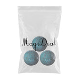 Maxbell Mosaic Sphere Balls Set Housewares Balls for Coffee Table Decor Living Room Blue 3Pcs