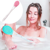 Maxbell Electric Bath Brush Waterproof 3 Modes 400mAh for Shower Body Massage Pink