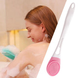 Maxbell Electric Bath Brush Waterproof 3 Modes 400mAh for Shower Body Massage Pink