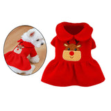 Maxbell Winter Warm Pet Dog Clothes Small Dog Costume Party Clothes  Skirt L