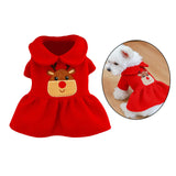 Maxbell Winter Warm Pet Dog Clothes Small Dog Costume Party Clothes  Skirt L