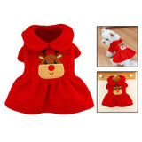 Maxbell Winter Warm Pet Dog Clothes Small Dog Costume Party Clothes  Skirt L