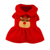 Maxbell Winter Warm Pet Dog Clothes Small Dog Costume Party Clothes  Skirt L