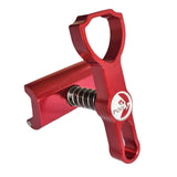 Maxbell Hinge Levers Clamp Aluminum Alloy Ultralight C Buckle for Brompton Red