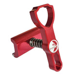 Maxbell Hinge Levers Clamp Aluminum Alloy Ultralight C Buckle for Brompton Red