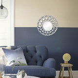 Maxbell Wall Hanging Mirror Small Circle Mirrors for Bedroom Corridor Hallway B