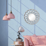 Maxbell Wall Hanging Mirror Small Circle Mirrors for Bedroom Corridor Hallway B