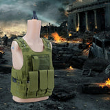 Maxbell Tactical Vest Plate Carrier Assault Gear Jacket for Men Women Outdoor Army Green