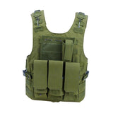 Maxbell Tactical Vest Plate Carrier Assault Gear Jacket for Men Women Outdoor Army Green