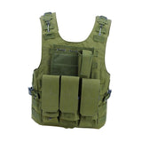 Maxbell Tactical Vest Plate Carrier Assault Gear Jacket for Men Women Outdoor Army Green