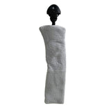 Maxbell Golf Iron Head Covers Head Shaft Protector Knitted Gift  Grey