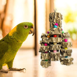 Maxbell Pet Bird Wooden Climb Cockatiel Parakeet Budgie Parrot Toy