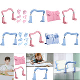 Maxbell Sitting Posture Corrector Myopia Prevention Holder Sitting Posture for Kids Blue