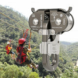 Maxbell 22KN Zip Line Cable Trolley Fast Speed Dual Pulley Rigging System Grey