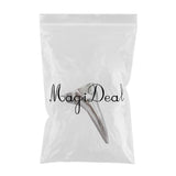 Maxbell 20Pcs Hair Parting Rings Tool for Hair Braiding Curling Women Girl Silver