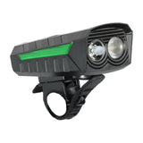 Maxbell USB Bicycle Light Bright LED Rechargeable Road Bike MTB Headlight Green