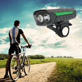 Maxbell USB Bicycle Light Bright LED Rechargeable Road Bike MTB Headlight Green