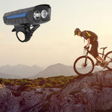 Maxbell USB Bicycle Light Bright LED Rechargeable Road Bike MTB Headlight Blue