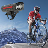 Maxbell USB Bicycle Light Bright LED Rechargeable Road Bike MTB Headlight Red