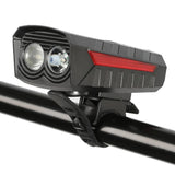 Maxbell USB Bicycle Light Bright LED Rechargeable Road Bike MTB Headlight Red