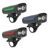 Maxbell USB Bicycle Light Bright LED Rechargeable Road Bike MTB Headlight Red