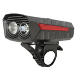 Maxbell USB Bicycle Light Bright LED Rechargeable Road Bike MTB Headlight Red