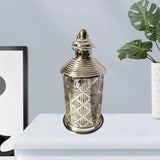 Maxbell Moroccan Lantern Light Lamp Hollow for Home Table Centerpiece Wedding Decor B