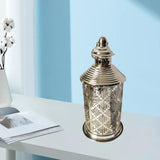 Maxbell Moroccan Lantern Light Lamp Hollow for Home Table Centerpiece Wedding Decor B