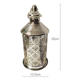 Maxbell Moroccan Lantern Light Lamp Hollow for Home Table Centerpiece Wedding Decor B