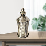 Maxbell Moroccan Lantern Light Lamp Hollow for Home Table Centerpiece Wedding Decor B