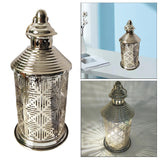 Maxbell Moroccan Lantern Light Lamp Hollow for Home Table Centerpiece Wedding Decor B