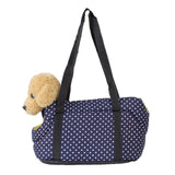 Maxbell Dog Carrier Bag Cozy Sling Tote Soft Sided for Pet Cat Puppy Small Navy