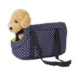 Maxbell Dog Carrier Bag Cozy Sling Tote Soft Sided for Pet Cat Puppy Small Navy