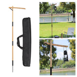 Maxbell Portable Lantern Stand Garden Flashlight Hanging Post Lamp Pole for Camping