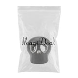 Maxbell Resin Skull Figurine Tea Light Candle Holder Tea Wax Base for Home Decor