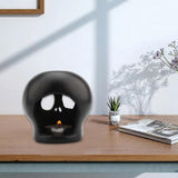 Maxbell Resin Skull Figurine Tea Light Candle Holder Tea Wax Base for Home Decor