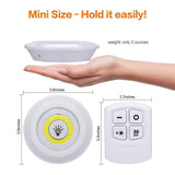 Maxbell Under Cabinet Light Night Light Remote Control for Cabinet Hallway Closet 1 Light Warm White