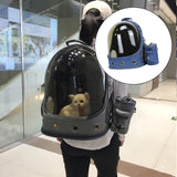 Maxbell Clear Pet Travel Bag Carrier Rucksack expandable Backpack Breathable blue