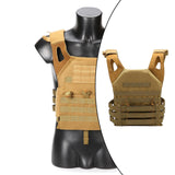 Maxbell Plate Carrier Vest  Adjustable Military for Paintball Outdoor Coffee