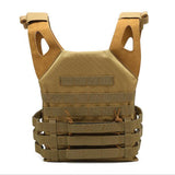 Maxbell Plate Carrier Vest  Adjustable Military for Paintball Outdoor Coffee