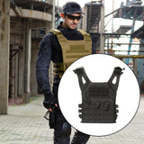 Maxbell Plate Carrier Vest  Adjustable Military for Paintball Outdoor Black