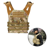 Maxbell Plate Carrier Vest  Adjustable Military for Paintball Outdoor CP