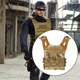 Maxbell Plate Carrier Vest  Adjustable Military for Paintball Outdoor CP