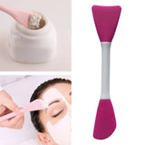 Maxbell Silicone Mask Brush Double-Headed Beauty Tool green double side