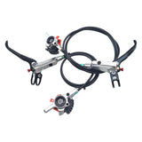 Maxbell Deluxe Mountain Bike Hydraulic Disc Brake Bicycle Calipers Kit Refit Parts Silver