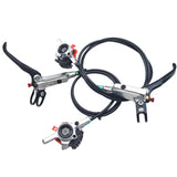 Maxbell Deluxe Mountain Bike Hydraulic Disc Brake Bicycle Calipers Kit Refit Parts Silver