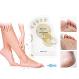 Maxbell Foot Peel Masks Moisturizing Foot Socks for Dry Heels Women Men Coconut